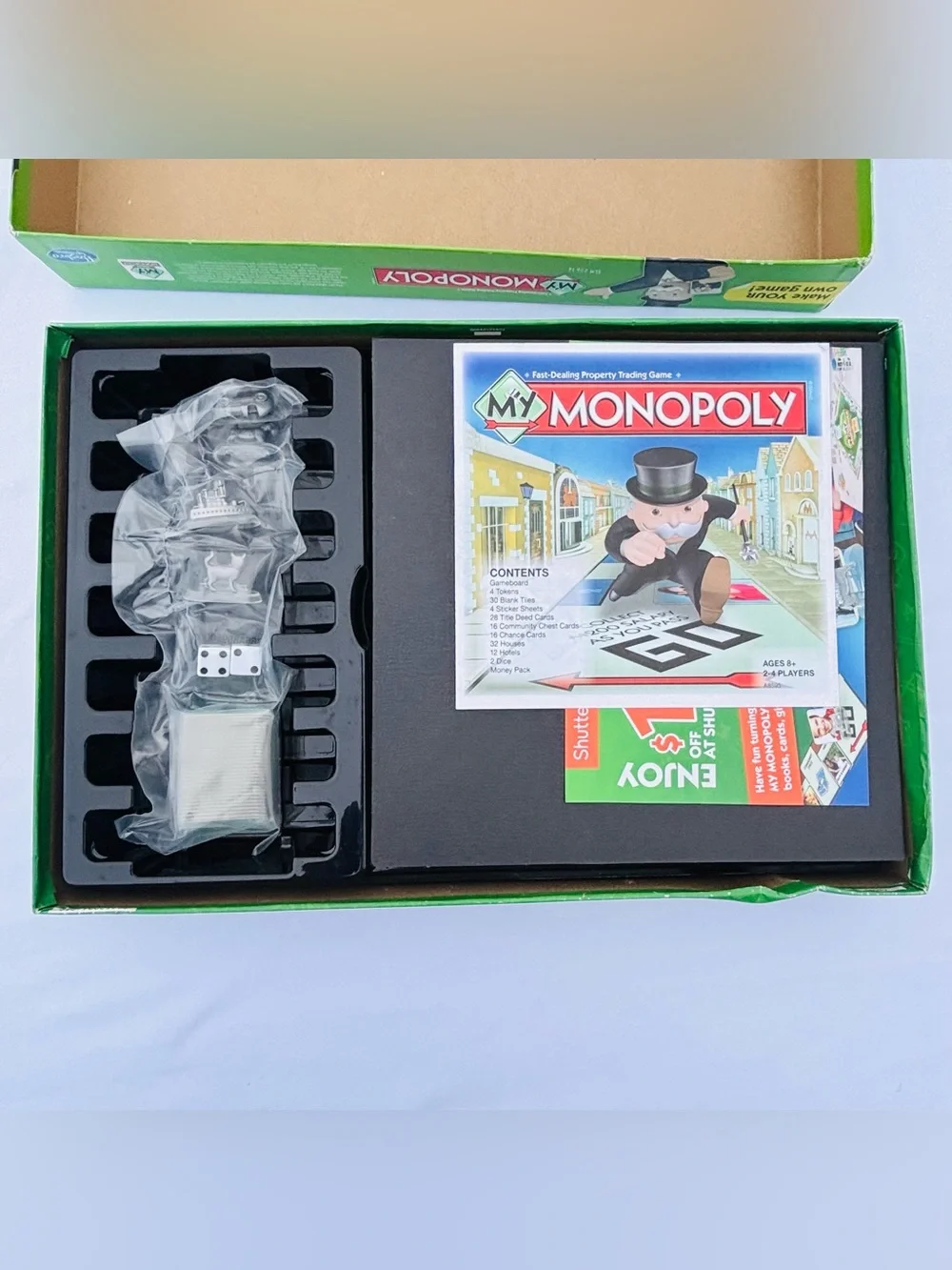 My Monopoly Family Board Game Personalized Customizable Version Hasbro 2014 New